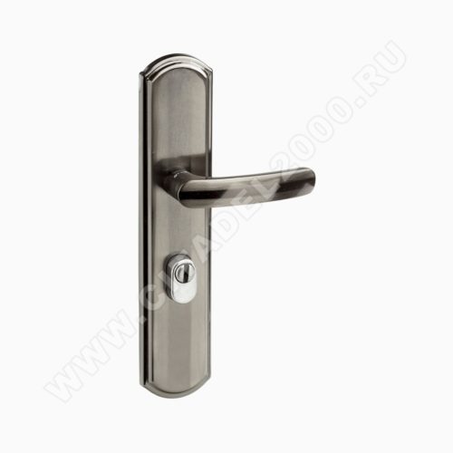 Н-М  Ручка для китайских дверей 200-68 мм ЕСО (мат.никель/чёрн.никель) - правая