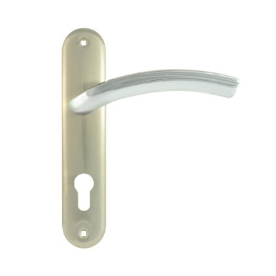 Н-М  Ручка дверная на планке 23-70 мм (матовый никель)