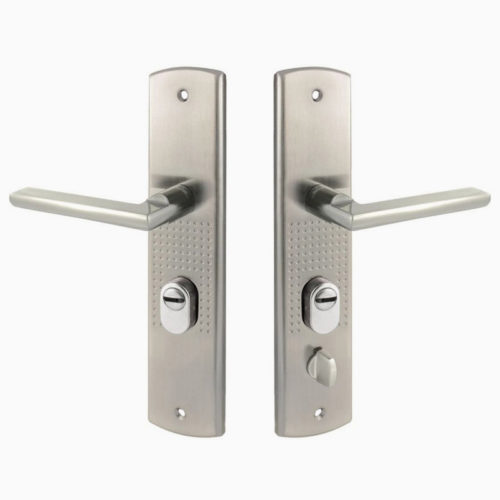 Н-М  Ручка для китайских дверей 200(108)-68 мм (матовый никель) - левая