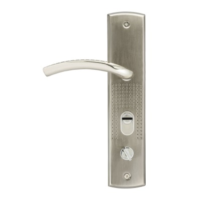 Н-М  Ручка для китайских дверей 200(96)-68 мм (матовый никель) - правая