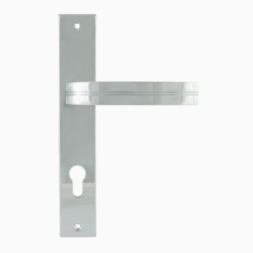 Н-М  Ручка дверная на планке 106-85 мм (хром)