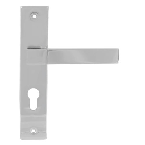 Н-М  Ручка дверная на планке 109-62 мм (хром)