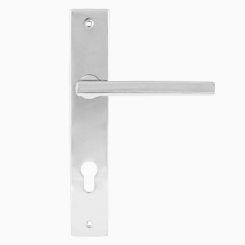 Н-М  Ручка дверная на планке 108-85 мм (хром)