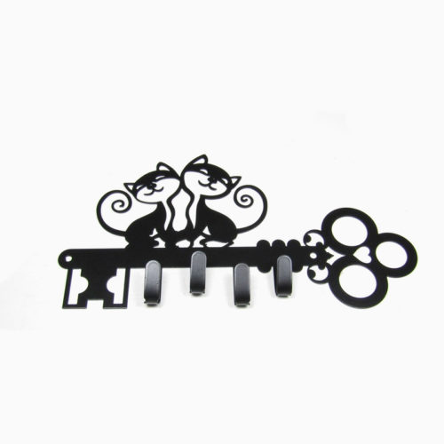 Ключница  Котята -SL НОЭЗ (чёрный матовый)