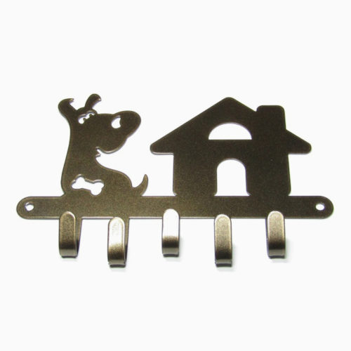 Ключница  Собачка -SL НОЭЗ (бронзовый металлик)