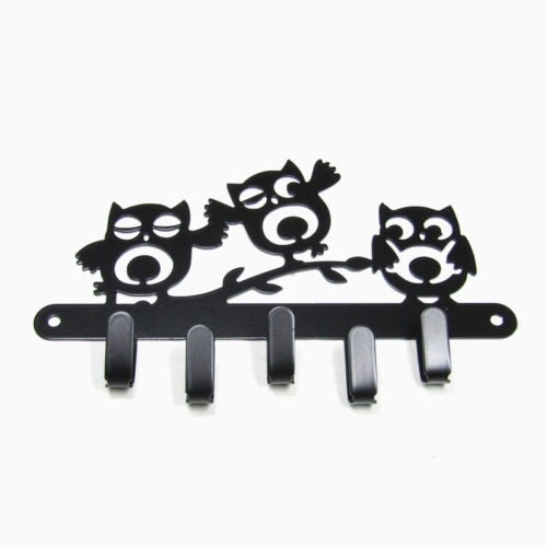 Ключница  Совы -SL НОЭЗ (чёрный матовый)