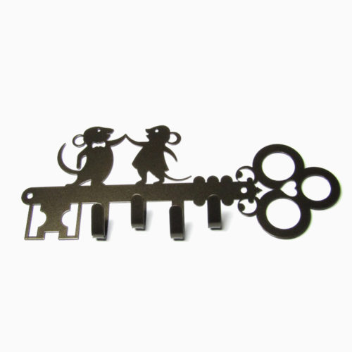 Ключница  Мышата -SL НОЭЗ (бронзовый металлик)