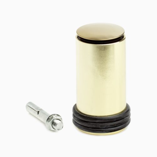 Упор дверной УД-Т4-(54х100)-Лб (латунь)