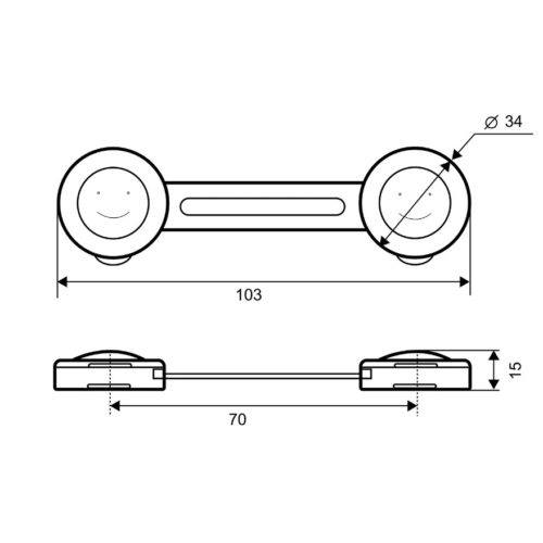 Блокиратор дверей PALLADIUM BS 46.08