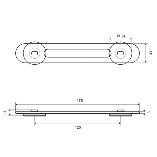 Блокиратор универс. гибкий, 17 см PALLADIUM BS 46.10