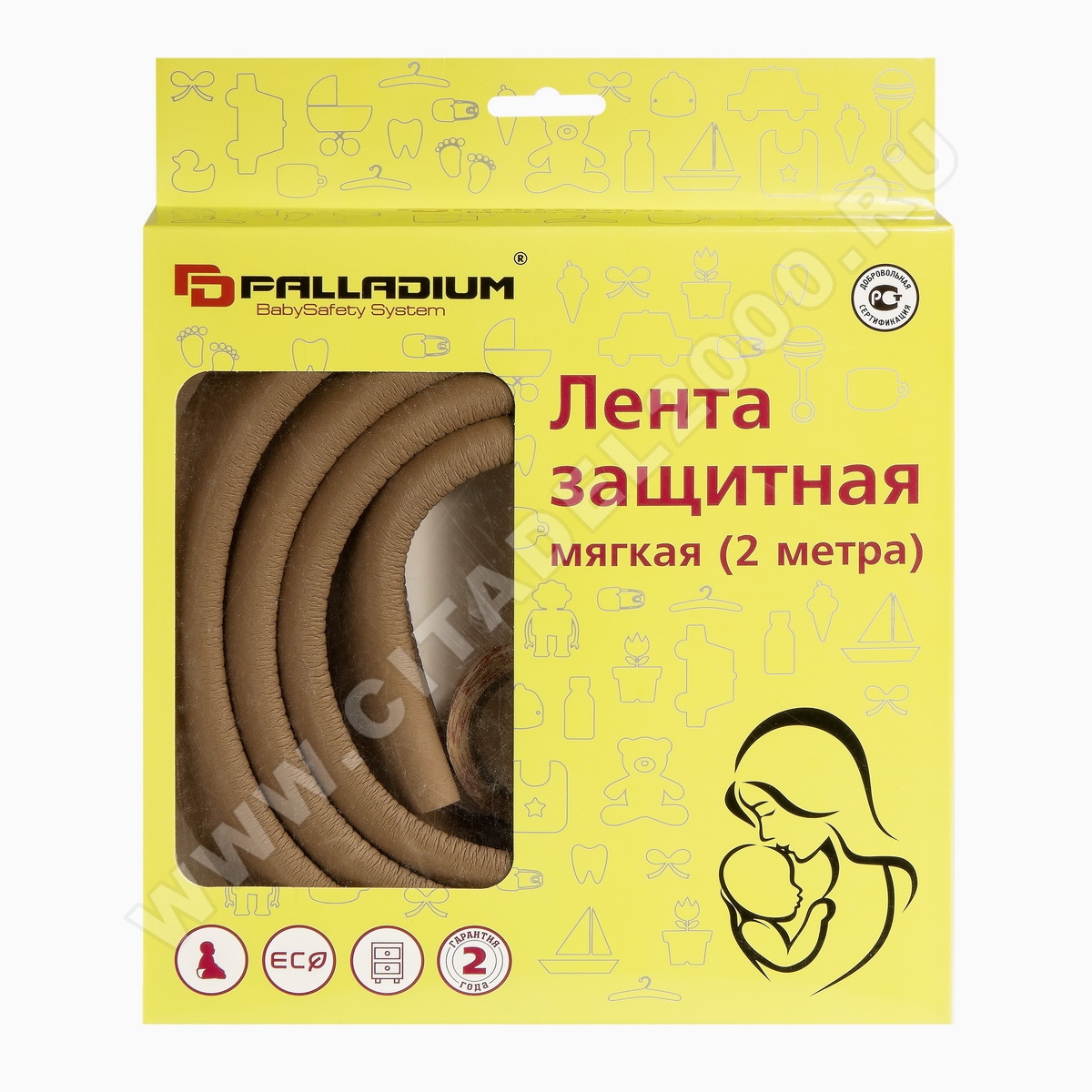 Лента защитная 2 м PALLADIUM BS 46.31 коричневый Лента защитная 2 м PALLADIUM BS 46.31 коричневый