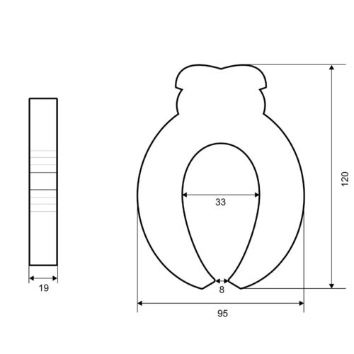 Фиксатор для дверей PALLADIUM BS 46.33