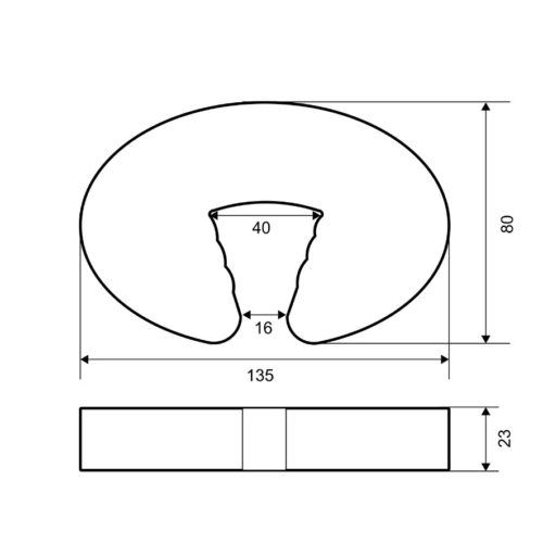 Фиксатор для дверей гол. PALLADIUM BS 46.40
