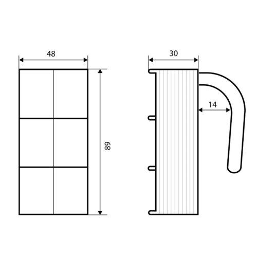 Фиксатор для дверей PALLADIUM BS 46.45