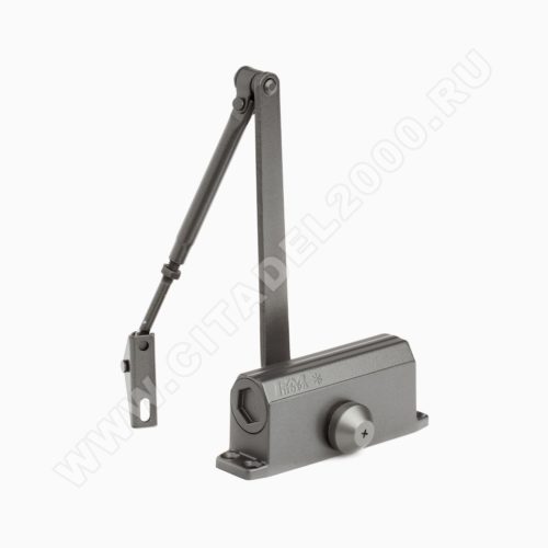 Н-М  Доводчик №2s F (25-50кг) - графит - с фиксацией