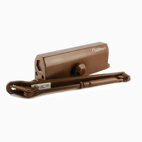 Н-М  Доводчик 740 DA (60-110 кг) - коричневый - морозостойкий - с задержкой закрывания