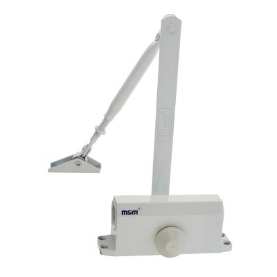 Доводчик дверной MSM D100KG белый