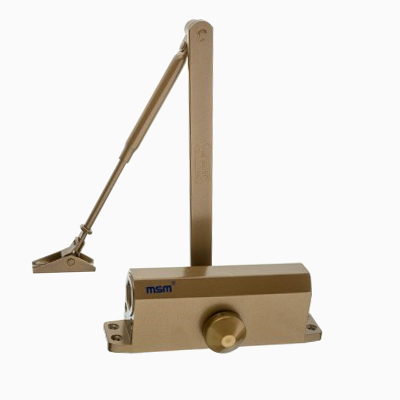 Доводчик дверной MSM D100KG коричневый
