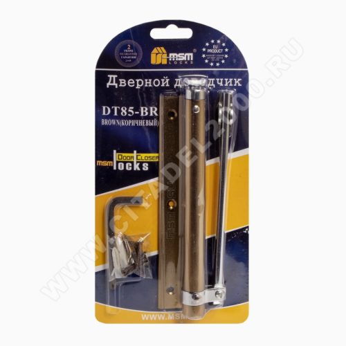 Доводчик дверной пружинный MSM DT85KG коричневый