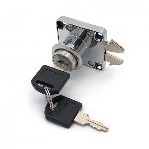 Замок мебельный 6202 (хром)