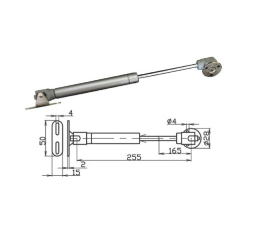 Кронштейн (газовый) SDF 007 N50 Кронштейн (газовый) SDF 007 N50