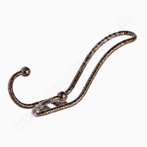 Крючок-вешалка 3-х рожковый (ст.медь) №12