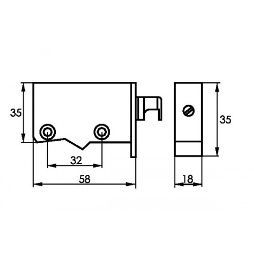 Подвеска мебельная регулируемая (венге)