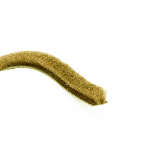 Буферная лента (шлегель) 7х6 мм с клеем 5 м (бежевая)