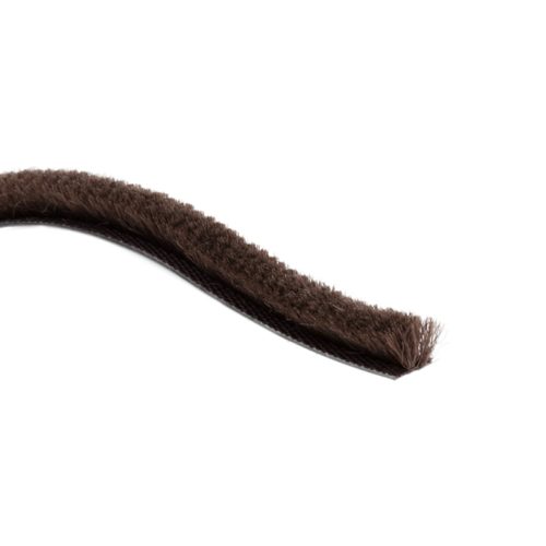 Буферная лента (шлегель) 7х6 мм с клеем 5 м (коричневая)