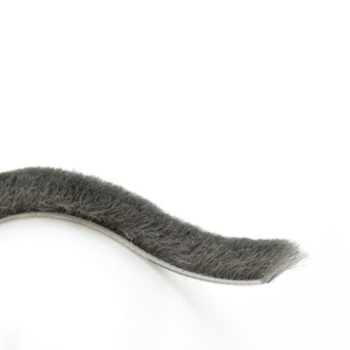 Буферная лента (шлегель) 7х6 мм с клеем 5 м (серая)