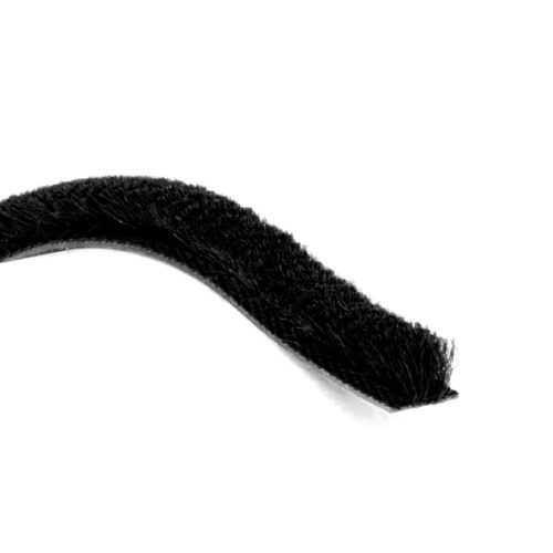 Буферная лента (шлегель) 7х6 мм с клеем 5 м (чёрная)