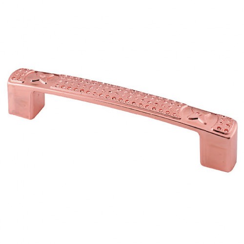 Ручка-скоба мебельная 873-128 (медь глянцевая)