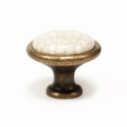 Ручка-кнопка мебельная 639 АВ (бронза)