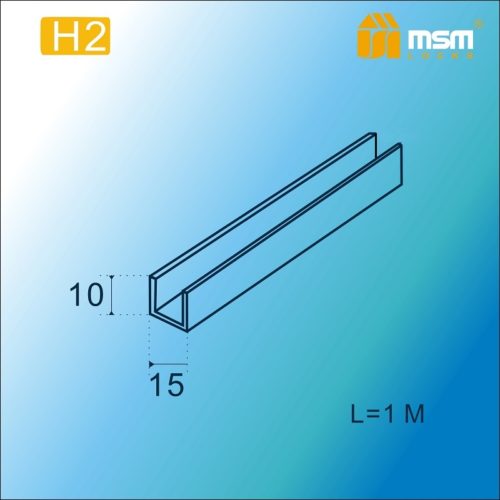 Направляющая нижняя НD1 - 1 метр