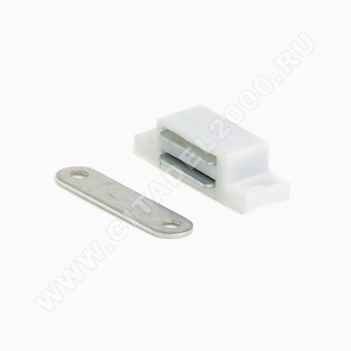 Н-М  Защёлка магнитная №4 (42мм) (белая)