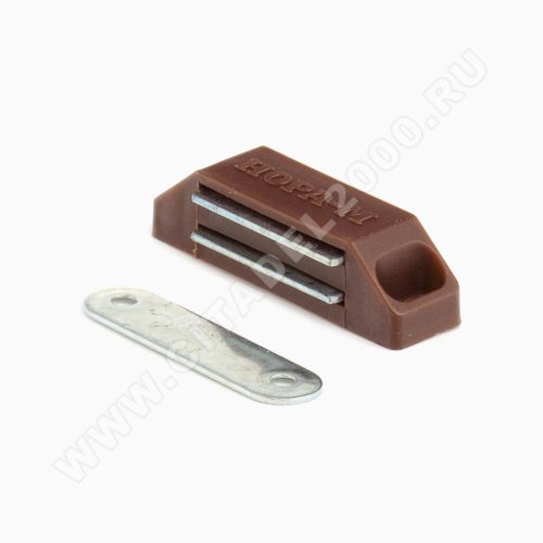 Н-М  Защёлка магнитная №2 (58мм) (коричневая)