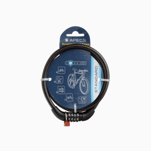 Замок велосипедный PD-83-65CM-CODE  Апекс