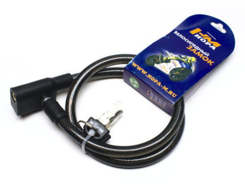 Н-М  Замок велосипедный №22 размер ф6х1000мм