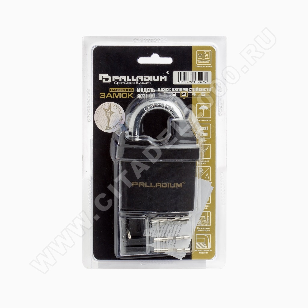 PALLADIUM Замок навесной 902F-60 PALLADIUM Замок навесной 902F-60