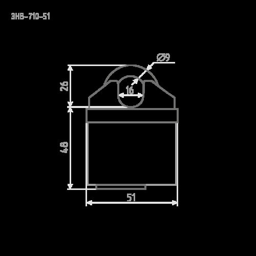 Н-М  Замок навесной всепогодный ЗНВ-710-51 (4 ключа)