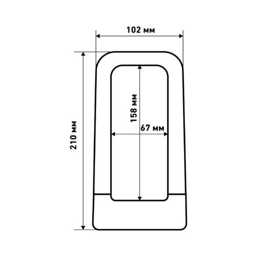 Авангард  Замок велосипедный PYTHON 626 ORANGE с креплением на раму