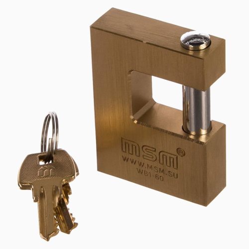 Замок навесной MSM WB1-50 Блистер