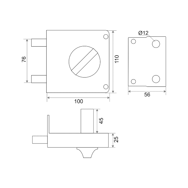 АллюрЗамок накладной ЗН 1-2-3 Т (15К) ТАМБУРНЫЙ АллюрЗамок накладной ЗН 1-2-3 Т (15К) ТАМБУРНЫЙ