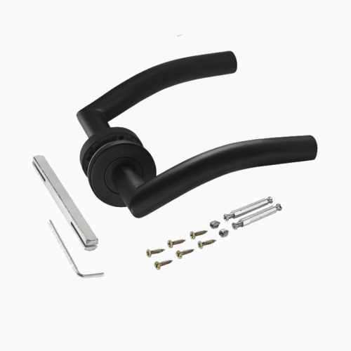 Аллюр  Комплект ручек 1803 SS BL (чёрный) INOX нержавеющая сталь