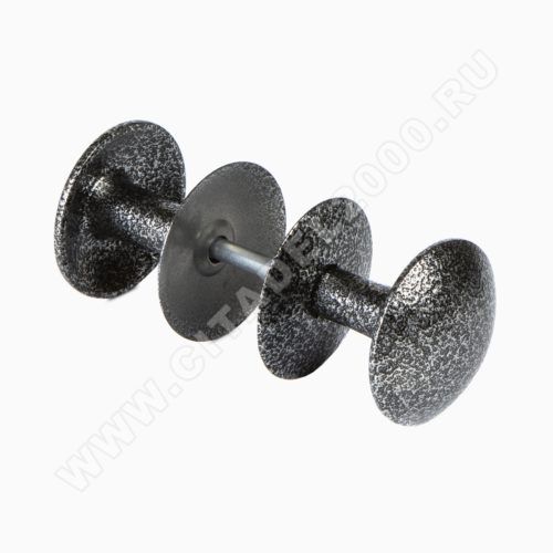 Ручка-кнопка РК2-1 (серебро) алюминий