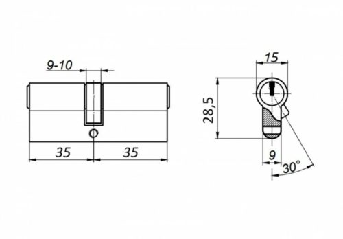 Механизм секретностиСтандартдля 103/50, 132/50 кл/кл GP