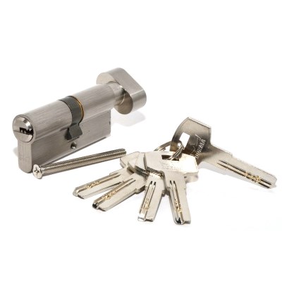 DORMA Цилиндровый механизм CBR-1 80 (40х40В) ключ/вертушка, никель