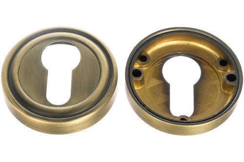 ET 06 MAB Накладка на цилиндр TIXX, бронза ант.мат