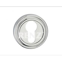 ET 16 CP Накладка на цилиндр RENZ, хром блестящий