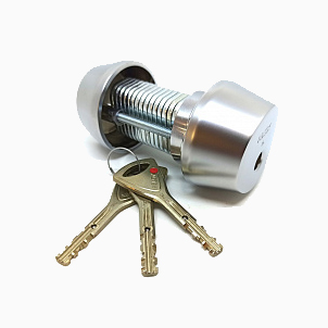 Комплект цилиндра Abloy CY002T ключ/ключ (хром) CY002T